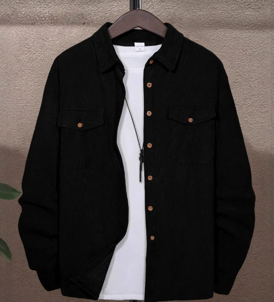 Lightweight Corduroy Jacket for Big Guys – Spring/Summer Style!